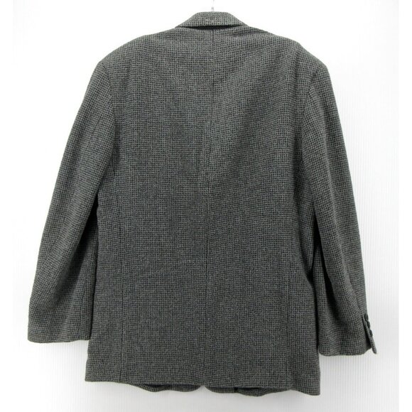 Structure Le Collezioni Sport Coat Small Blazer Houndstooth Tweed VTG * - Picture 9 of 14